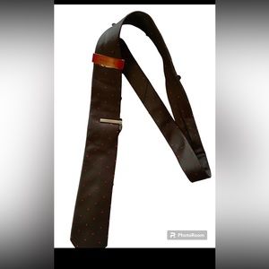 Alfani Men's Slim Burgundy One Size tie